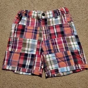 Janie & Jack plaid shorts size 5